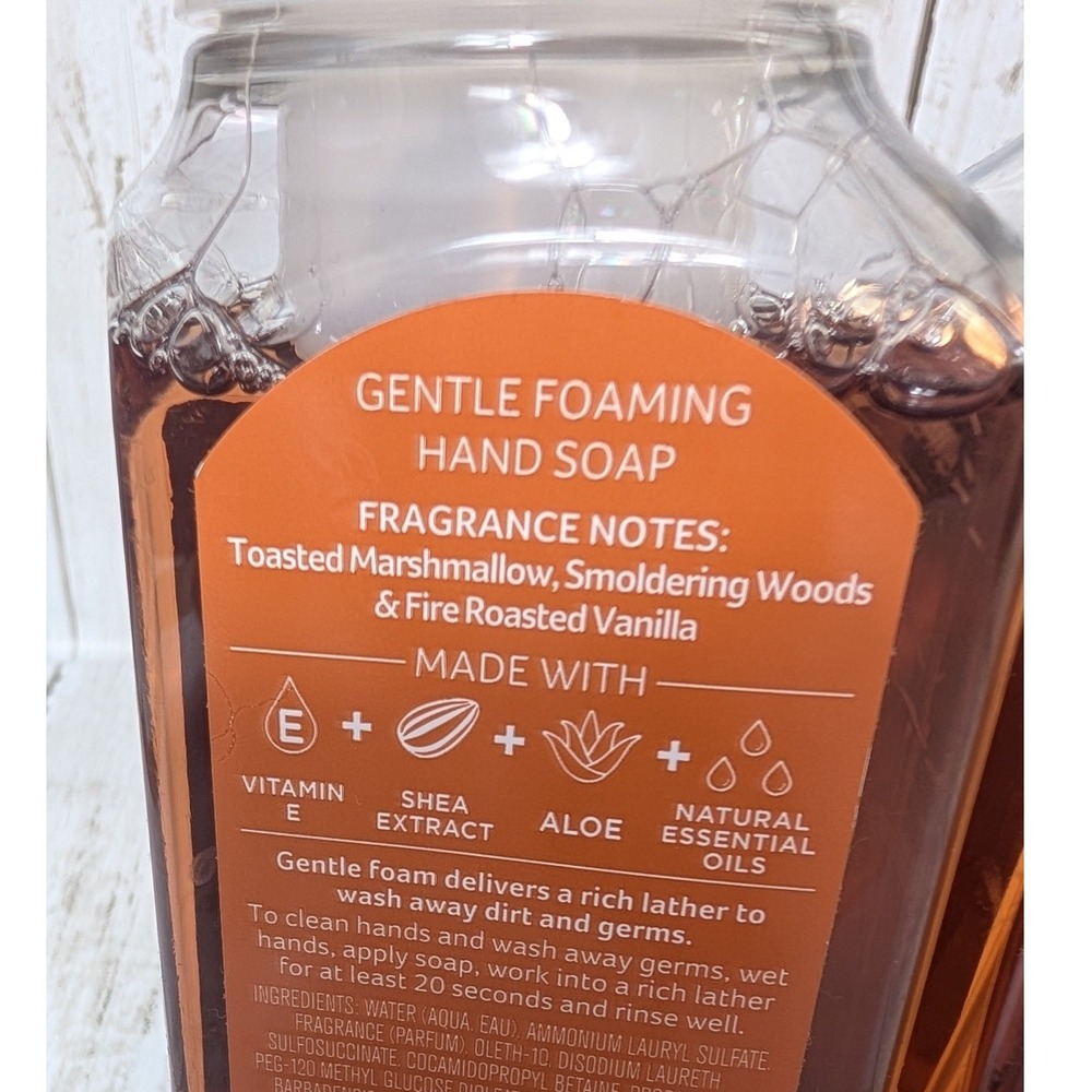 Bath & Body Works Marshmallow Fireside Gentle Foaming Hand Soap 2pk New - Picture 3 of 3